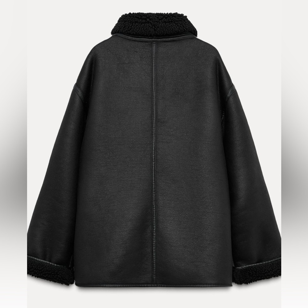 Zara Double Face Coat Zw Collection - image 7